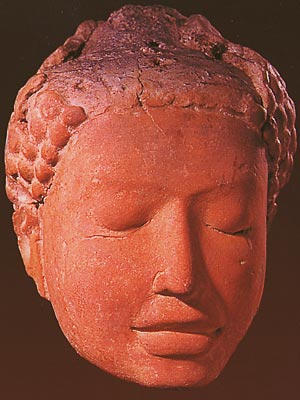 Head of the Buddha, Dvaravati Art