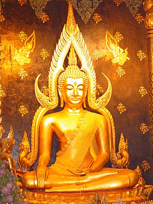 Phra Phuttha Chinnarat, Phitsanulok, Sitting Buddha Image, Subduing Mara