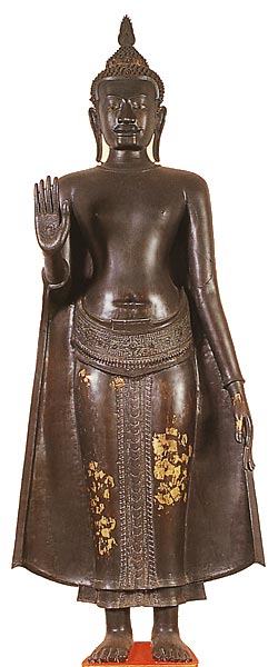 Standing Buddha, U-Thong Style